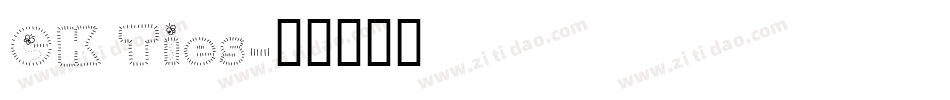 CK Ties字体转换
